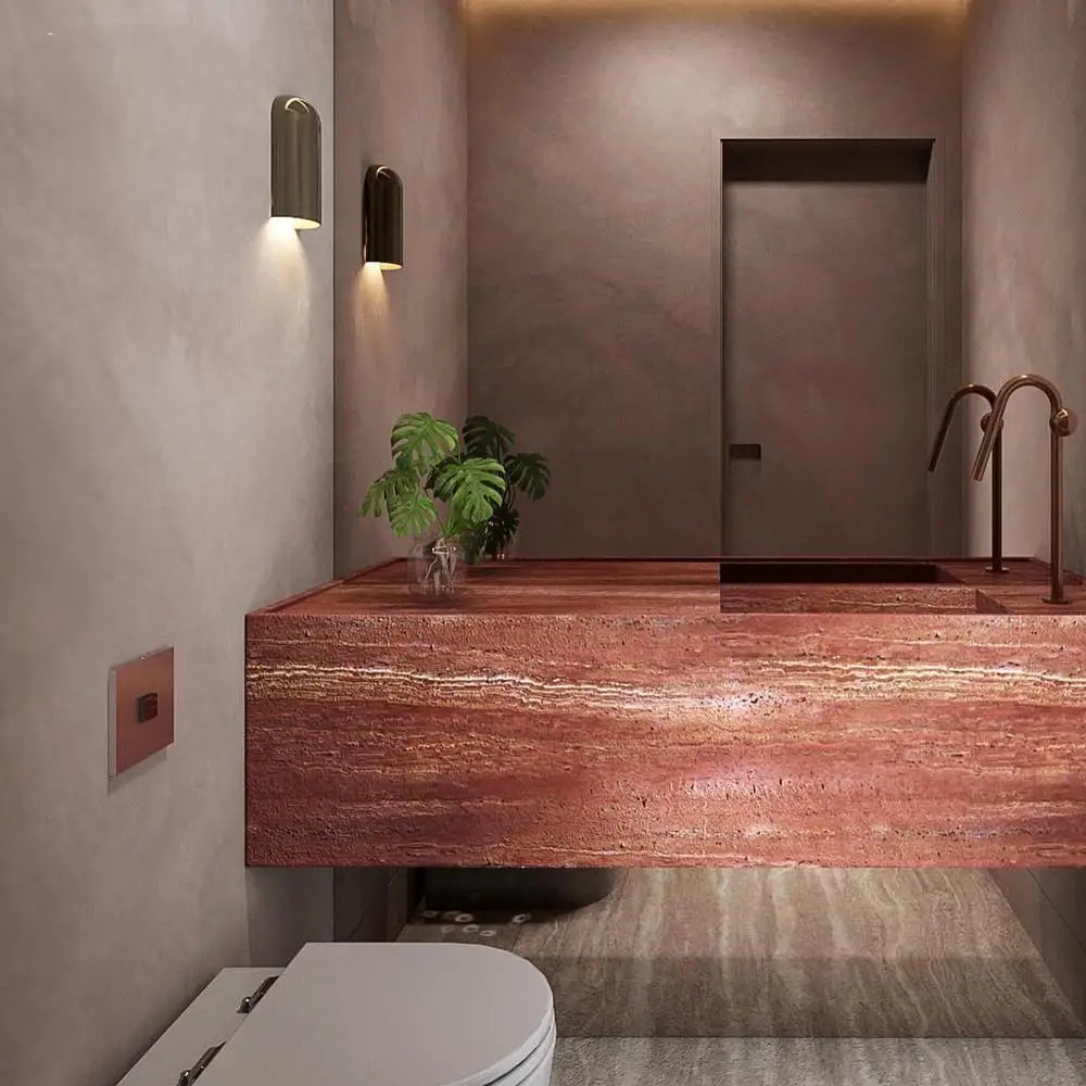 #Luxury Marble Sink: Deep Integrated Undermount Basin — product photo 4 of 5