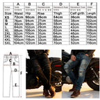 Mens Black Motorcycle Jeans offroad riding pants motorbike — product photo 5 of 5