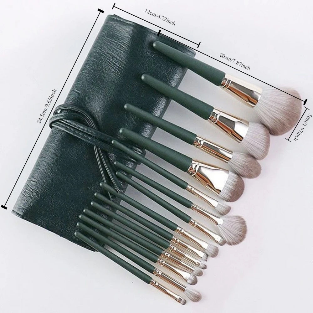 14Pcs Makeup Brush Set with Pouch — product photo 6 of 6