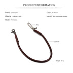 Hip Hop Keychain Waist Leather Biker Chain Brown — product photo 2 of 6