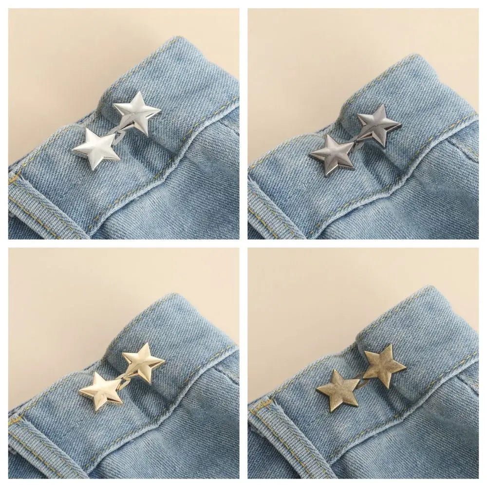 Alloy Star Pants Button Tightener Button Clasps Adjustable — product photo 5 of 6