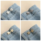 Alloy Star Pants Button Tightener Button Clasps Adjustable — product photo 5 of 6