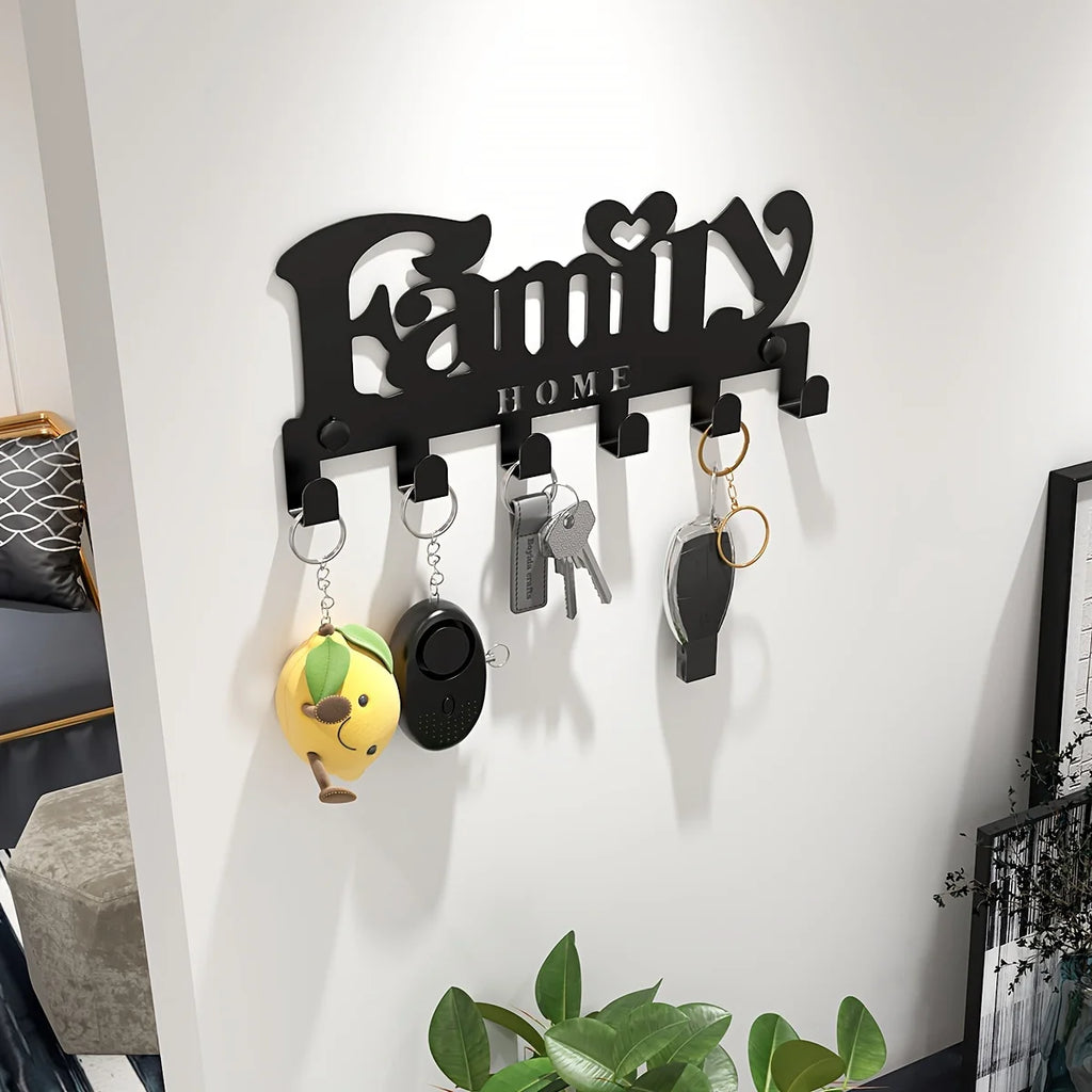 1PC Modern Metal Wall Mounted Coat Rack Hooks — main product photo