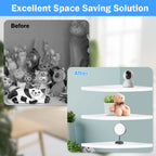 3Pcs Wall Mounted Decorative Shelf White Corner Rack — product photo 4 of 6