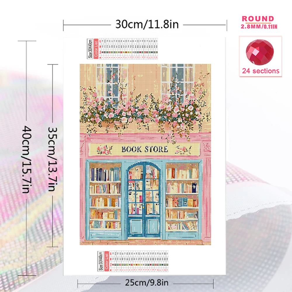 Momoart Diamond Painting Landscape Full Square Round Mosaic — product photo 2 of 3