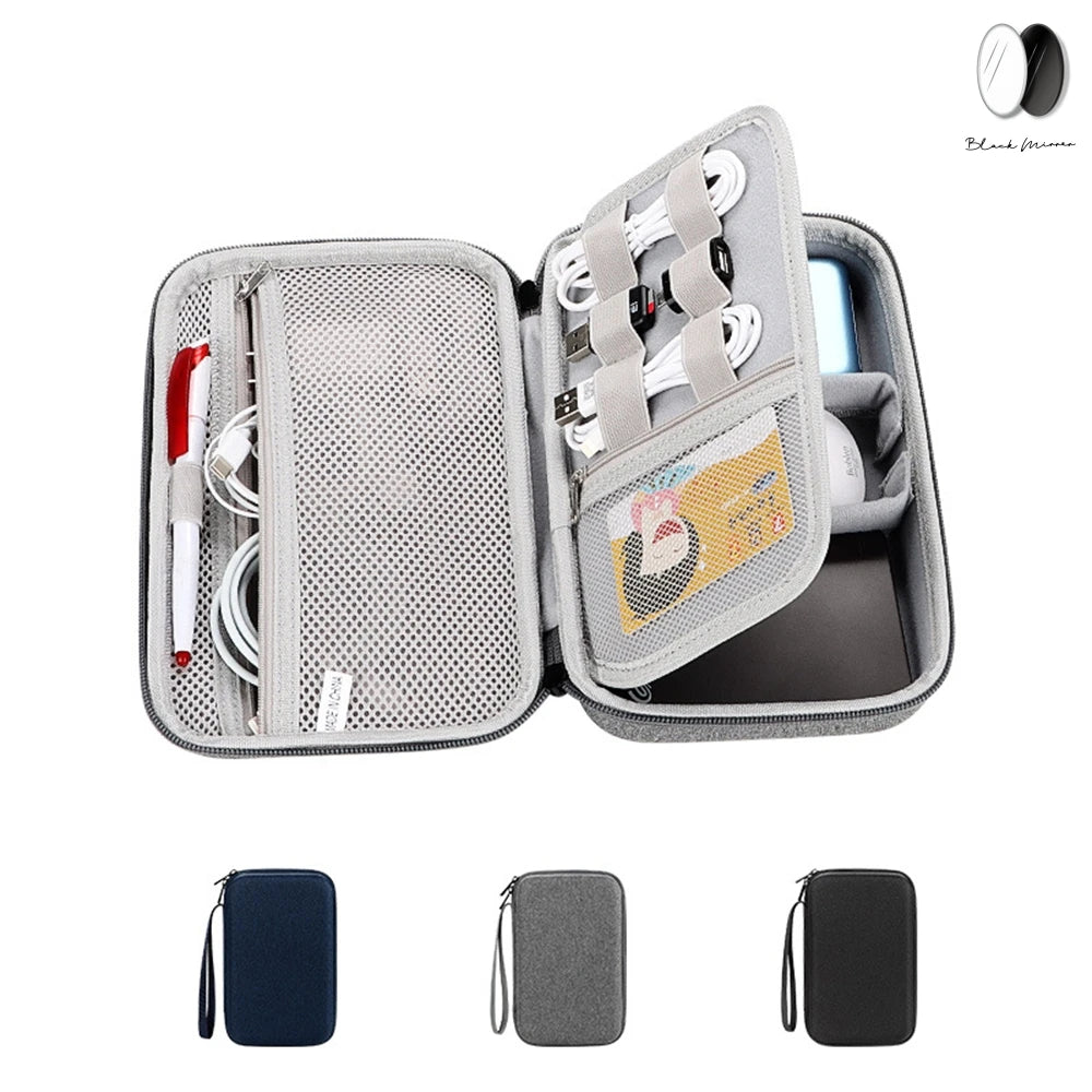 Large Capacity Travel Electronics Accessories Organizer Tablet Hard — product photo 2 of 6