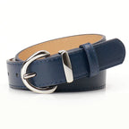 Solid Color PU Belts for Women 100cm Versatile — product photo 6 of 6