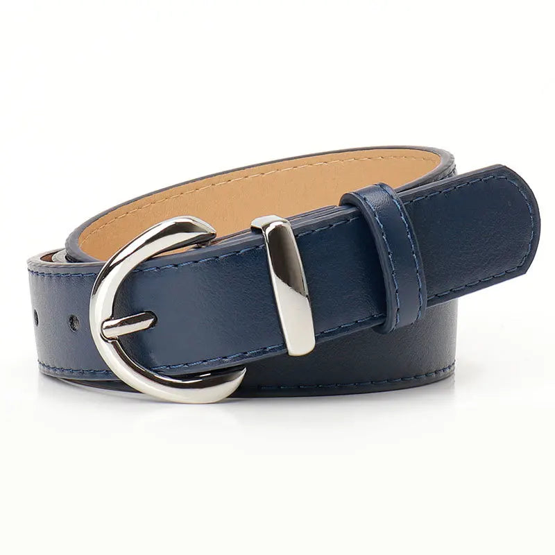 Solid Color PU Belts for Women 100cm Versatile — product photo 6 of 6