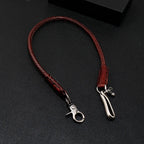 Hip Hop Keychain Waist Leather Biker Chain Brown — product photo 6 of 6