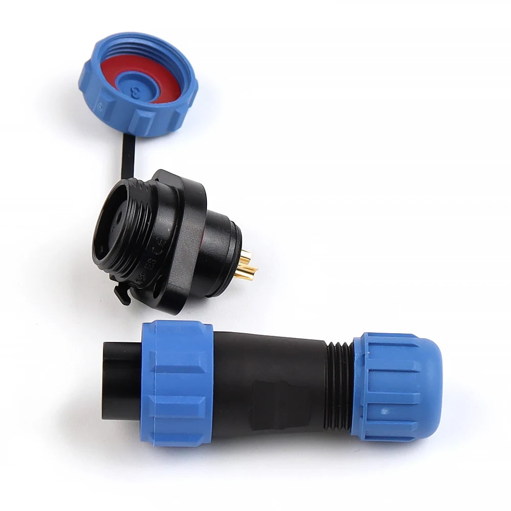 SP13 Flange Type Waterproof Connector Plug Socket Electrical — product photo 4 of 6