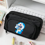 Doraemon Student Pencil Case Anime Cartoon Multi Pocket — product photo 6 of 6