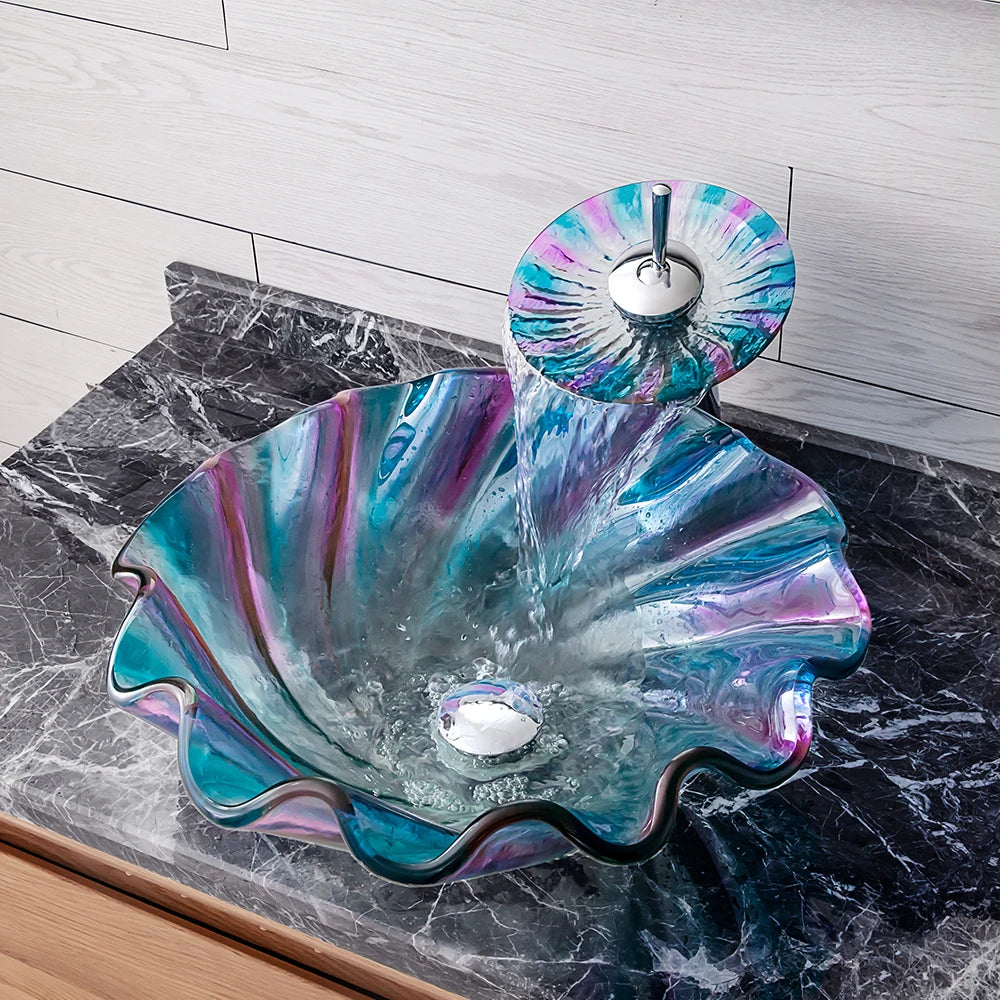 j* Foshan Art Designer Solid Surface Glass Vessel — main product photo