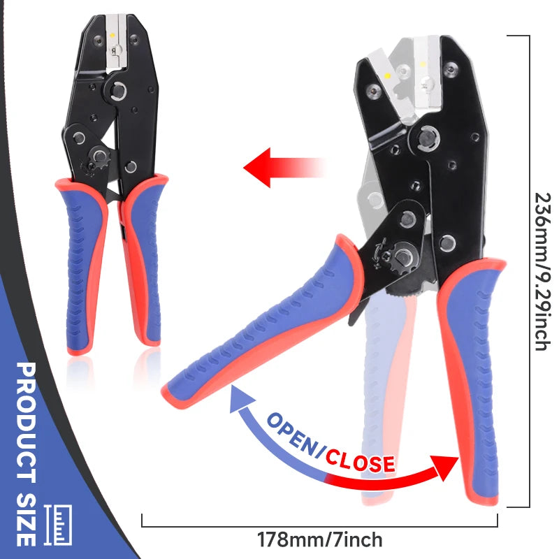 Flag Terminal Spade Female Connectors Crimping Tools L-shaped — product photo 4 of 6