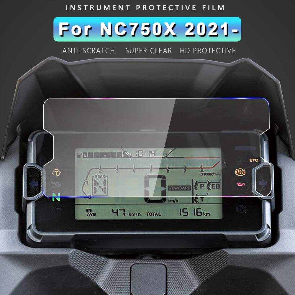 Motorcycle Instrument Film Anti-glare Dashboard Screen Protector — main product photo