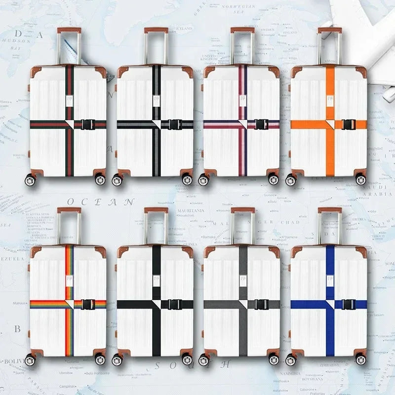 Convenient Adjustable Luggage Straps Portable Bungees Easy Travel — product photo 3 of 6