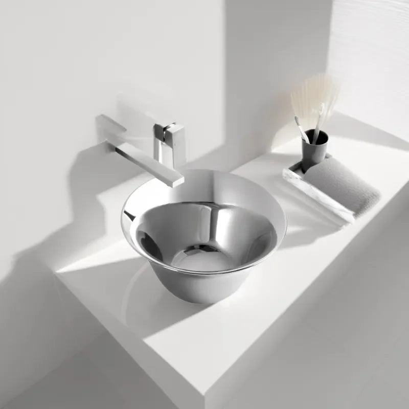 Nordic Style Ceramic Undermount Bathroom Sink Modern White — main product photo