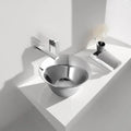 Nordic Style Ceramic Undermount Bathroom Sink Modern White — main product photo