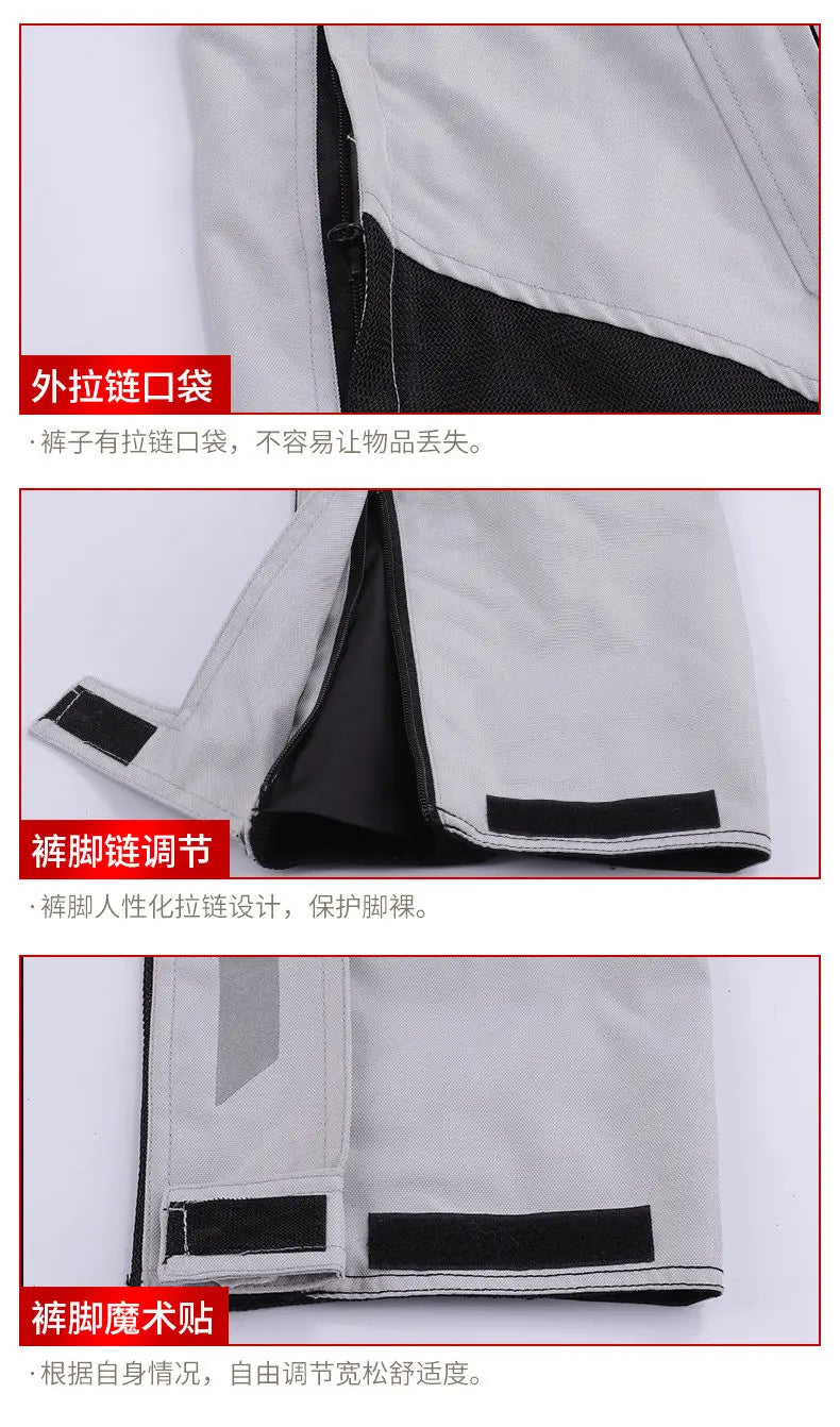Summer Mesh Motorcycle Riding Pants with CE Knee — product photo 5 of 5