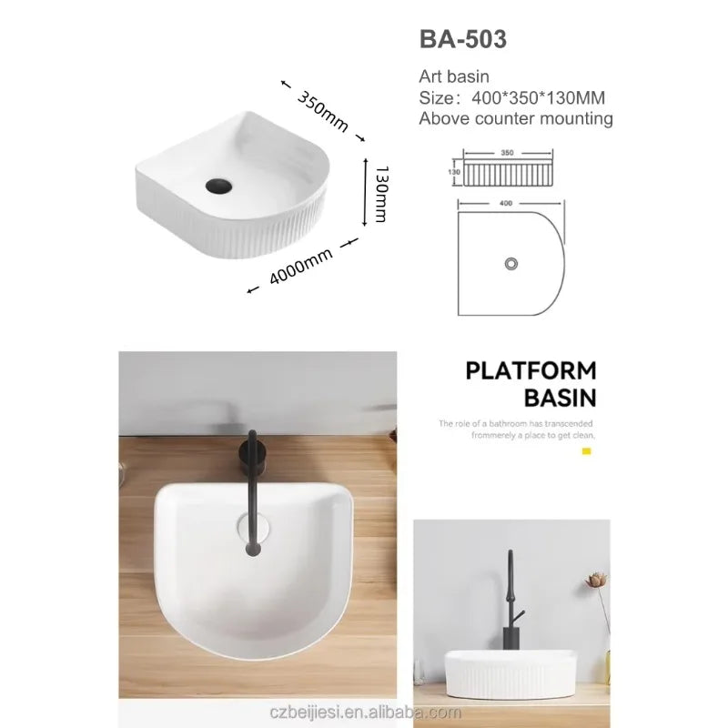 High End Modern Design Rectangular Square Shape Bathroom — product photo 5 of 6
