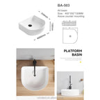 High End Modern Design Rectangular Square Shape Bathroom — product photo 5 of 6
