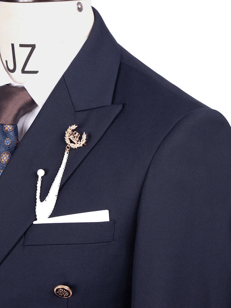 DAROuomo 2026 Men's Slim Fit Formal Business Suit