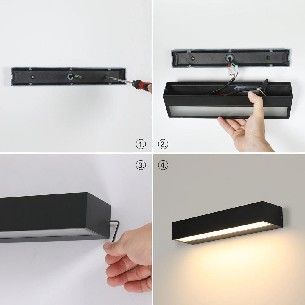 Wall Lamp Outdoor Waterproof Door Head LED Wall — product photo 6 of 6