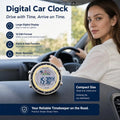 Waterproof Digital Car Motorcycle Clock LCD Stopwatch Timer — main product photo