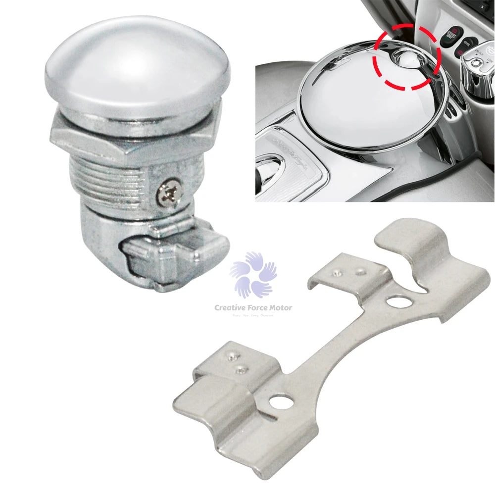 Push Button Fuel Door Latch for Harley Touring — product photo 3 of 6