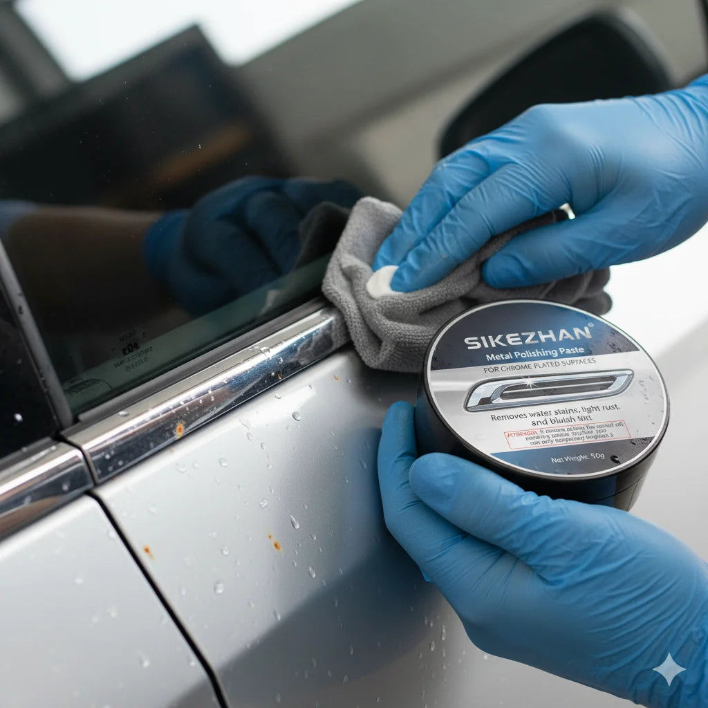 Professional Chrome Polishing Compound Removes Water Stains Rust — product photo 5 of 6