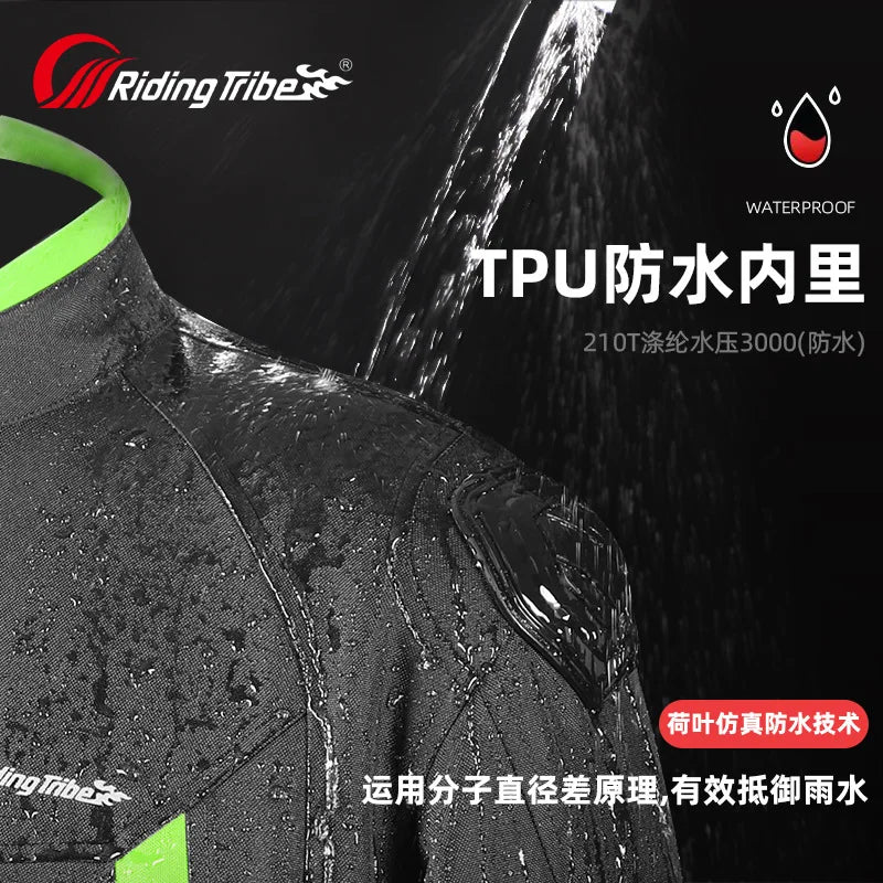 Motorcycle Riding Suit Men Waterproof Jacket Pants Set — product photo 3 of 6