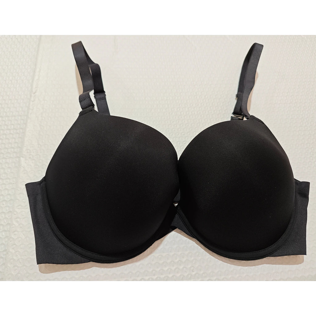 Women's Solid Bras Sexy Push Up Plunge 1/2 — product photo 5 of 6