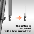 COMAN Zero Tripod Center Column 1/4" Screw Professional — product photo 4 of 6