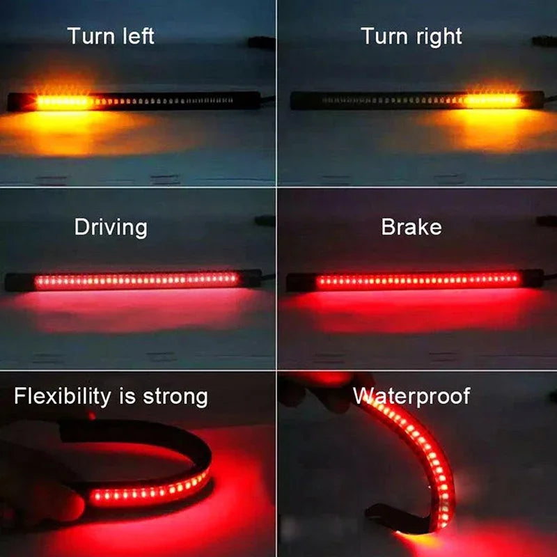 Flexible 48 LED Motorcycle Light Bar Strip Tail — product photo 5 of 6