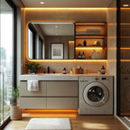 Washing Machine CabinetModern Design Laundry Bathroom Vanities Sets — product photo 6 of 6