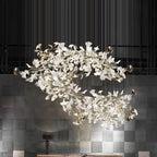 Ginkgo Leaves Loft Hanging Chandelier Light For High — product photo 3 of 6