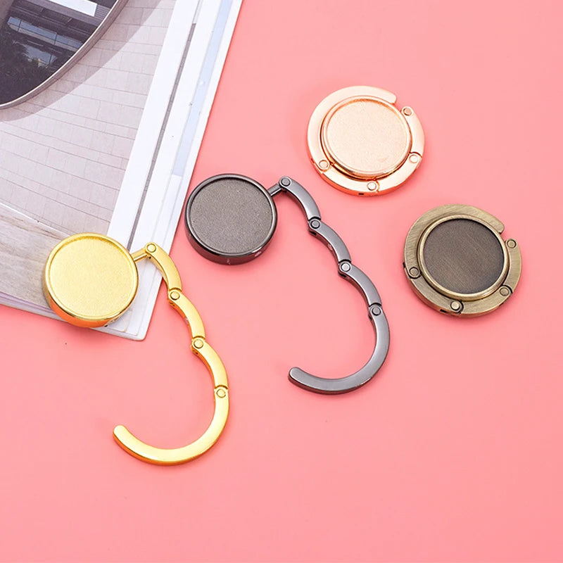 Portable Folding Bag Hanger Handbag Hook Holder Table — product photo 3 of 6