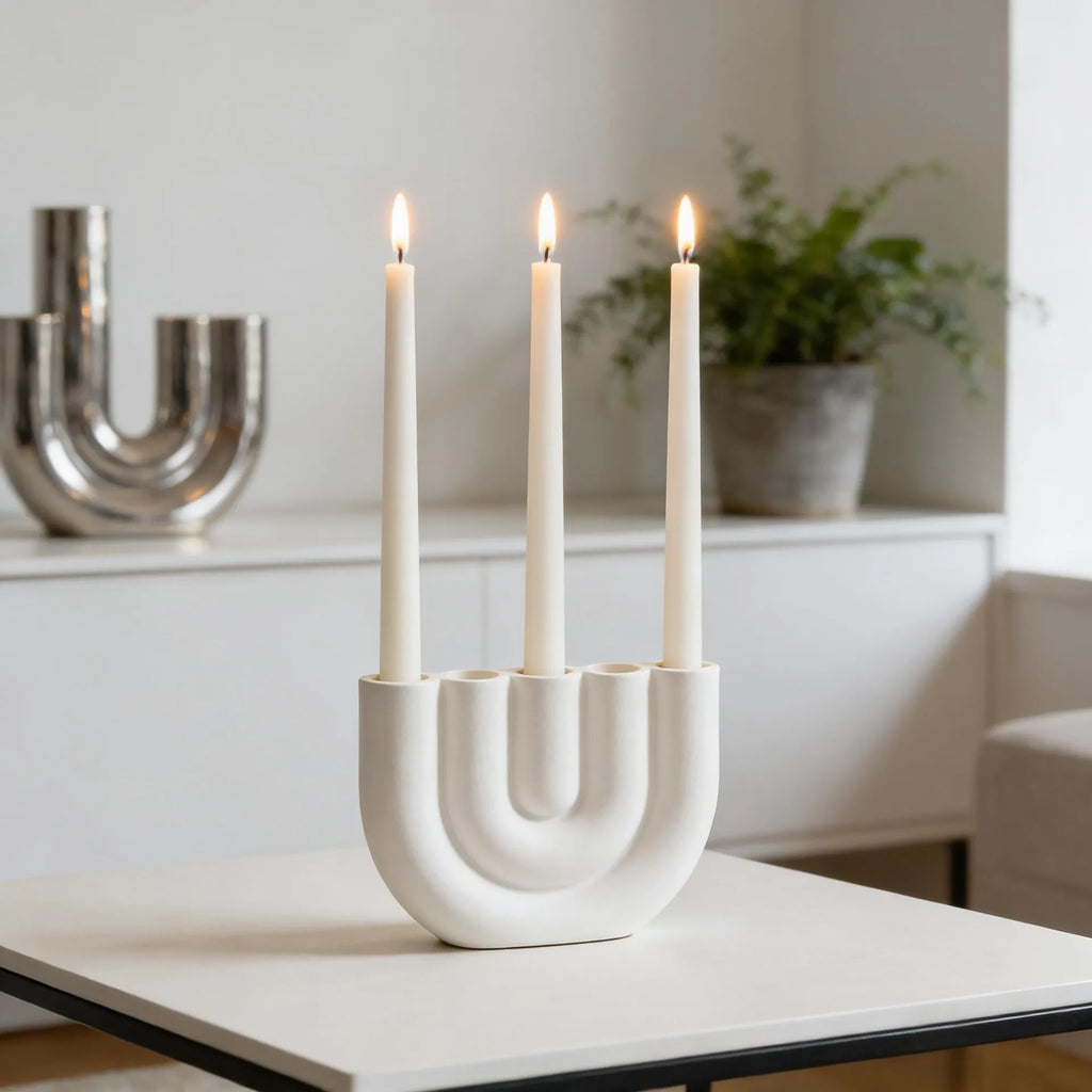 Candlestick Decorative Chandeliers Candle Holders Decor for Table — product photo 4 of 5