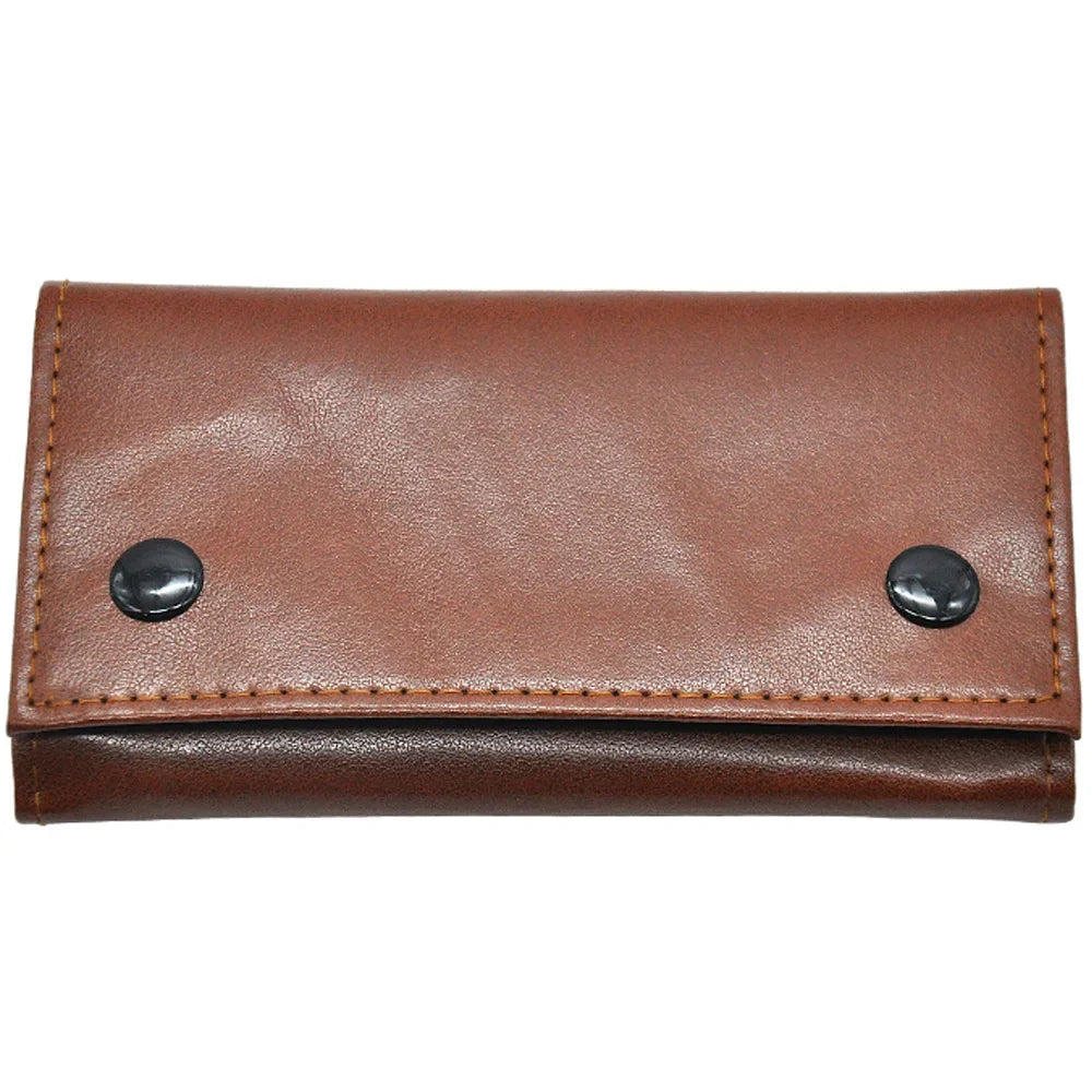 Portable PU Leather Tobacco Pouch Wallet Multi Storage — product photo 6 of 6