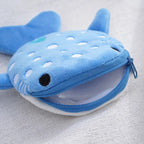Cartoon Shark Plush Coin Purse Cute Coin Holder — product photo 2 of 6