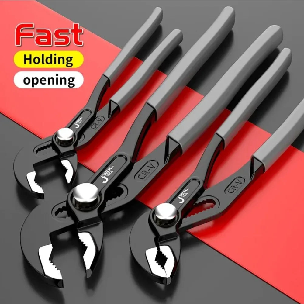 Water Pump Pliers Quick-Release Plumbing Pliers Pipe Wrench — main product photo