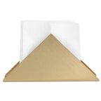 Stainless Steel Triangular Napkin Paper Towel Holder Rack — product photo 2 of 6