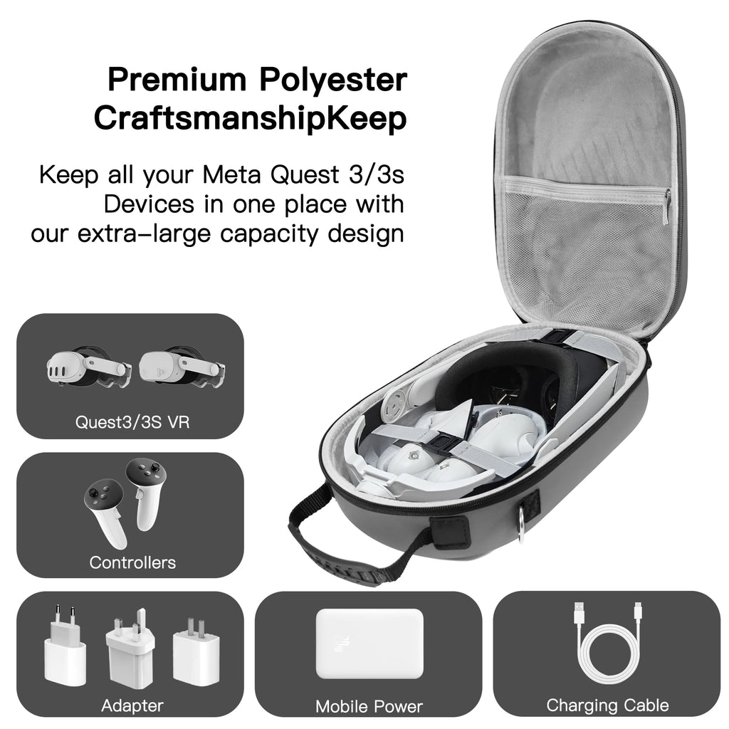 Hard Carrying Case Drop-resistant Portable Storage Bag Travel — product photo 2 of 6