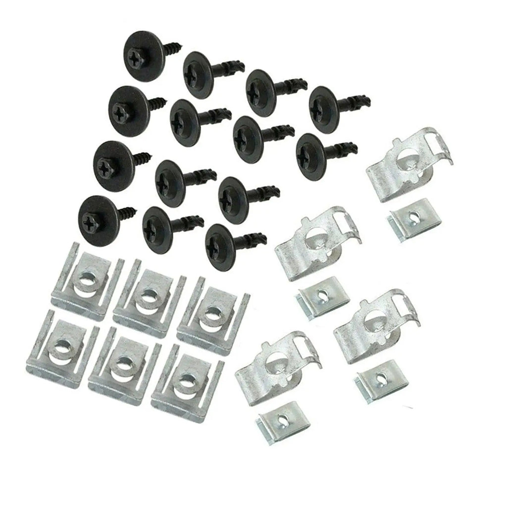 28x Engine Undertray Fixing Clips Screw Kit Professional — product photo 3 of 6