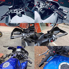1pair 22mm Motorcycle Rubber Handlebar Grips Non-slip Motorbike — product photo 2 of 6