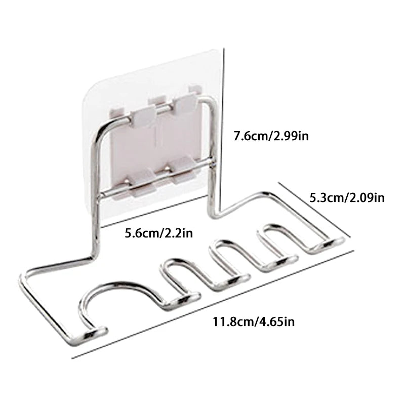 Stainless Steel Toothbrush Holder For Wall Mounted Bathroom — product photo 6 of 6