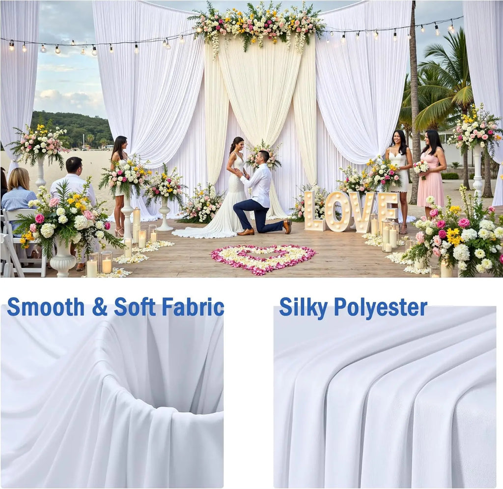 Wrinkle-Free Party Backdrop 150x214cm Solid Color — product photo 6 of 6