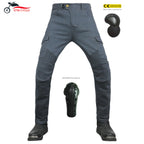 Motorcycle Jeans Men's Casual Workwear Stretch Retro Motorcycle — product photo 6 of 6