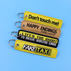 Funny Movie Quotes Embroidery Key Fobs Keychains Key — product photo 3 of 6