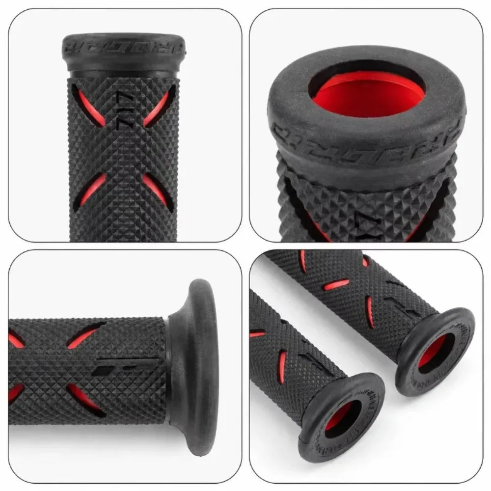 1pair 22mm Motorcycle Rubber Handlebar Grips Non-slip Motorbike — product photo 5 of 6
