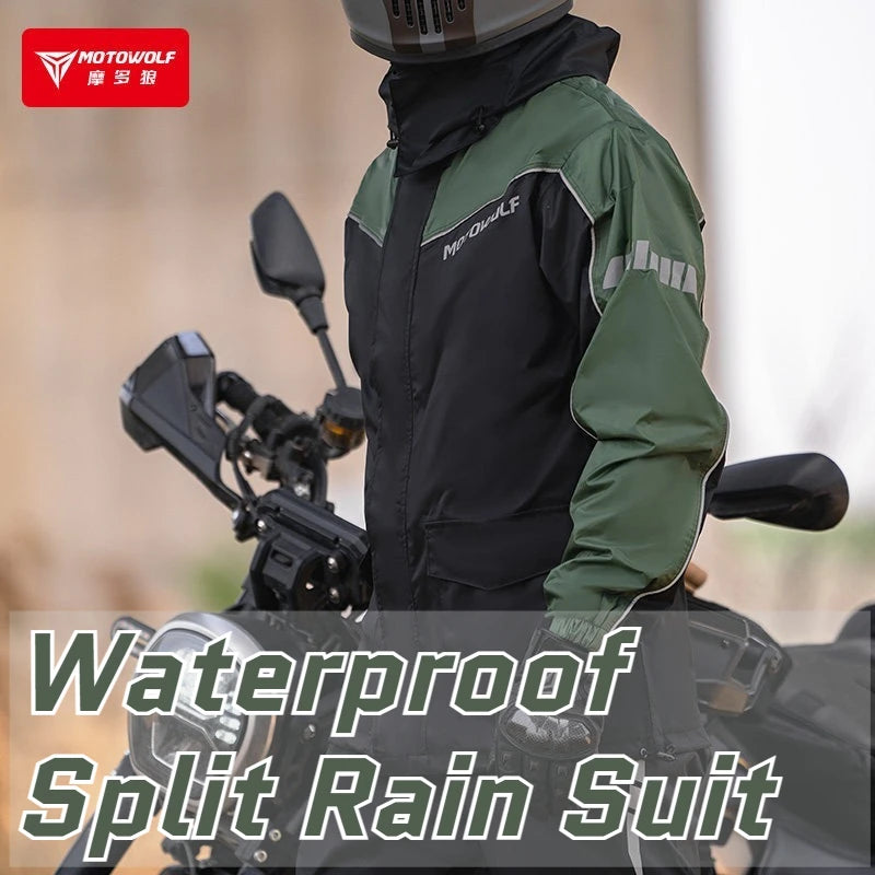 Unisex Motorcycle Rain Suit Jacket & Pants Heavy — main product photo